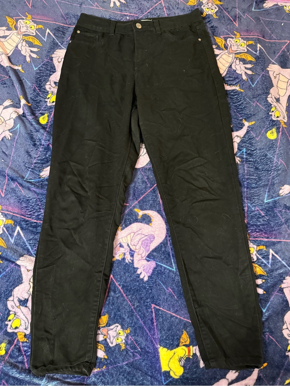 Kensie Black Straight-Leg Chinos